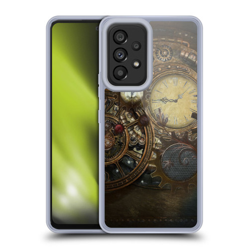 Simone Gatterwe Steampunk Clocks Soft Gel Case for Samsung Galaxy A53 5G (2022)