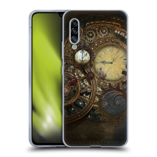 Simone Gatterwe Steampunk Clocks Soft Gel Case for Samsung Galaxy A90 5G (2019)