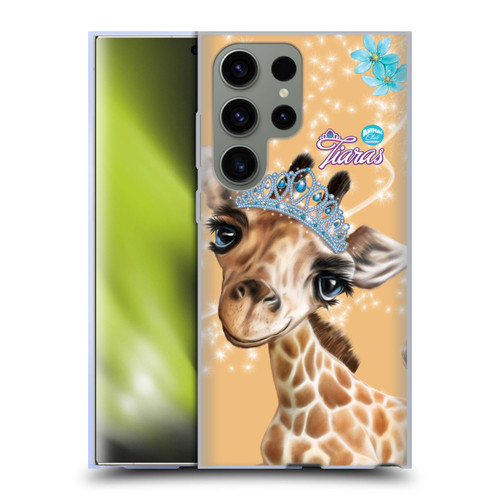 Animal Club International Royal Faces Giraffe Soft Gel Case for Samsung Galaxy S23 Ultra 5G