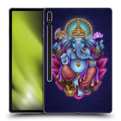 Brigid Ashwood Sacred Symbols Ganesha Soft Gel Case for Samsung Galaxy Tab S8 Plus