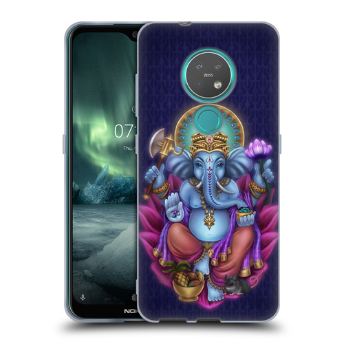 Brigid Ashwood Sacred Symbols Ganesha Soft Gel Case for Nokia 6.2 / 7.2