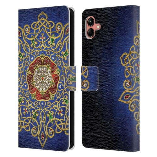 Brigid Ashwood Celtic Wisdom 3 Rose Leather Book Wallet Case Cover For Samsung Galaxy A04 (2022)