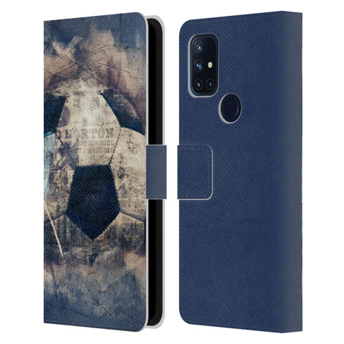 Simone Gatterwe Vintage And Steampunk Grunge Soccer Leather Book Wallet Case Cover For OnePlus Nord N10 5G