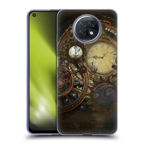 Simone Gatterwe Steampunk Clocks Soft Gel Case for Xiaomi Redmi Note 9T 5G
