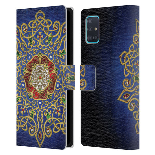 Brigid Ashwood Celtic Wisdom 3 Rose Leather Book Wallet Case Cover For Samsung Galaxy A51 (2019)