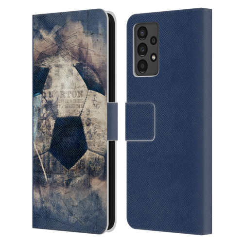 Simone Gatterwe Vintage And Steampunk Grunge Soccer Leather Book Wallet Case Cover For Samsung Galaxy A13 (2022)