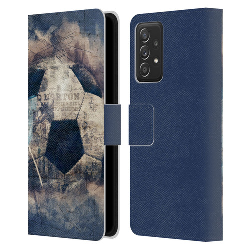 Simone Gatterwe Vintage And Steampunk Grunge Soccer Leather Book Wallet Case Cover For Samsung Galaxy A53 5G (2022)