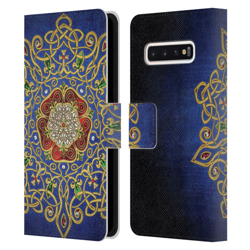 Brigid Ashwood Celtic Wisdom 3 Rose Leather Book Wallet Case Cover For Samsung Galaxy S10