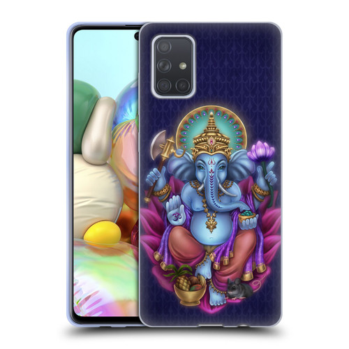 Brigid Ashwood Sacred Symbols Ganesha Soft Gel Case for Samsung Galaxy A71 (2019)