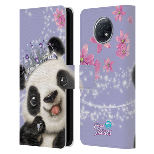 Animal Club International Royal Faces Panda Leather Book Wallet Case Cover For Xiaomi Redmi Note 9T 5G