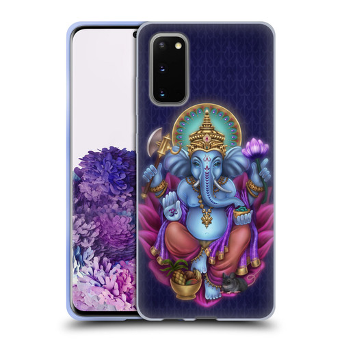 Brigid Ashwood Sacred Symbols Ganesha Soft Gel Case for Samsung Galaxy S20 / S20 5G