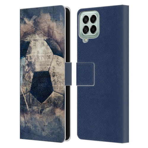 Simone Gatterwe Vintage And Steampunk Grunge Soccer Leather Book Wallet Case Cover For Samsung Galaxy M33 (2022)
