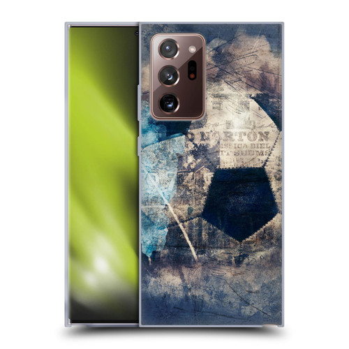 Simone Gatterwe Vintage And Steampunk Grunge Soccer Soft Gel Case for Samsung Galaxy Note20 Ultra / 5G