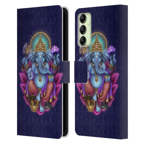 Brigid Ashwood Sacred Symbols Ganesha Leather Book Wallet Case Cover For Samsung Galaxy A14 5G