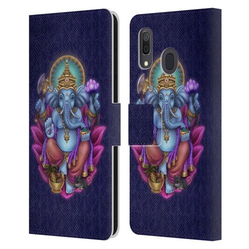 Brigid Ashwood Sacred Symbols Ganesha Leather Book Wallet Case Cover For Samsung Galaxy A33 5G (2022)