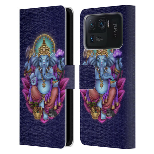 Brigid Ashwood Sacred Symbols Ganesha Leather Book Wallet Case Cover For Xiaomi Mi 11 Ultra
