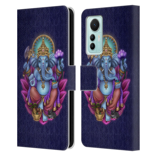 Brigid Ashwood Sacred Symbols Ganesha Leather Book Wallet Case Cover For Xiaomi 12 Lite