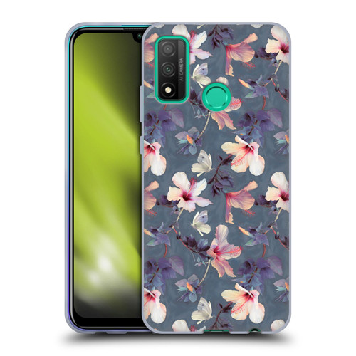 Micklyn Le Feuvre Florals Butterflies and Hibiscus Soft Gel Case for Huawei P Smart (2020)