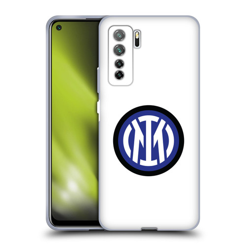 Fc Internazionale Milano Badge Logo On White Soft Gel Case for Huawei Nova 7 SE/P40 Lite 5G