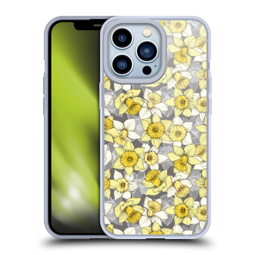 Micklyn Le Feuvre Florals Daffodil Daze Soft Gel Case for Apple iPhone 13 Pro