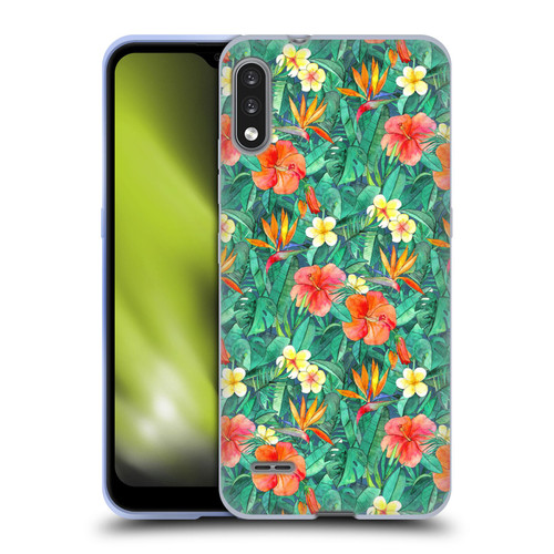 Micklyn Le Feuvre Florals Classic Tropical Garden Soft Gel Case for LG K22
