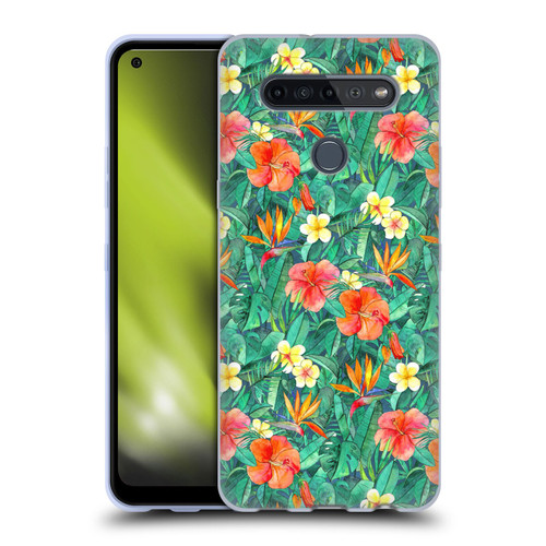 Micklyn Le Feuvre Florals Classic Tropical Garden Soft Gel Case for LG K51S