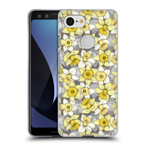 Micklyn Le Feuvre Florals Daffodil Daze Soft Gel Case for Google Pixel 3
