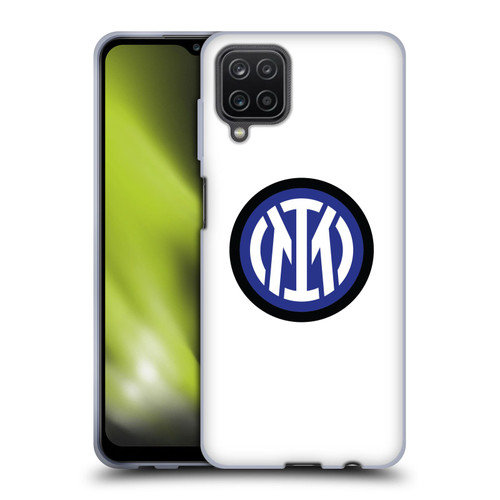 Fc Internazionale Milano Badge Logo On White Soft Gel Case for Samsung Galaxy A12 (2020)