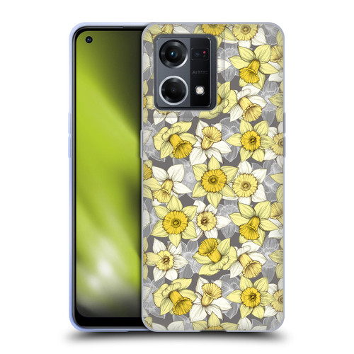 Micklyn Le Feuvre Florals Daffodil Daze Soft Gel Case for OPPO Reno8 4G