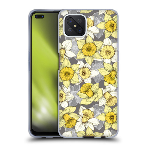 Micklyn Le Feuvre Florals Daffodil Daze Soft Gel Case for OPPO Reno4 Z 5G