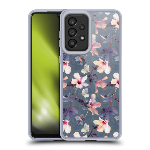 Micklyn Le Feuvre Florals Butterflies and Hibiscus Soft Gel Case for Samsung Galaxy A33 5G (2022)