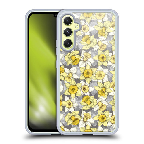 Micklyn Le Feuvre Florals Daffodil Daze Soft Gel Case for Samsung Galaxy A34 5G