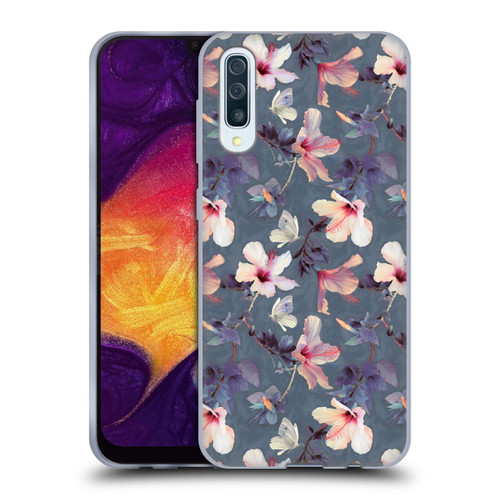 Micklyn Le Feuvre Florals Butterflies and Hibiscus Soft Gel Case for Samsung Galaxy A50/A30s (2019)