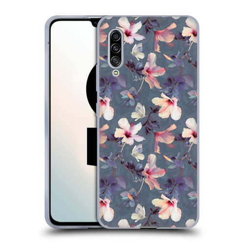 Micklyn Le Feuvre Florals Butterflies and Hibiscus Soft Gel Case for Samsung Galaxy A90 5G (2019)