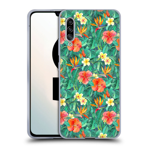 Micklyn Le Feuvre Florals Classic Tropical Garden Soft Gel Case for Samsung Galaxy A90 5G (2019)