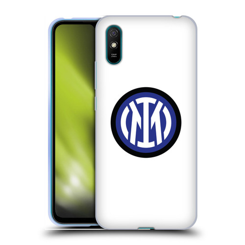 Fc Internazionale Milano Badge Logo On White Soft Gel Case for Xiaomi Redmi 9A / Redmi 9AT