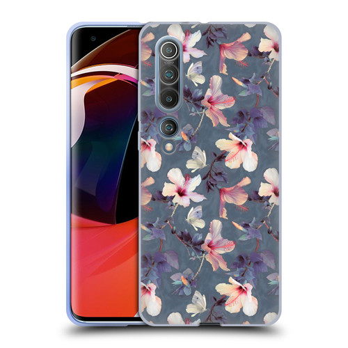 Micklyn Le Feuvre Florals Butterflies and Hibiscus Soft Gel Case for Xiaomi Mi 10 5G / Mi 10 Pro 5G
