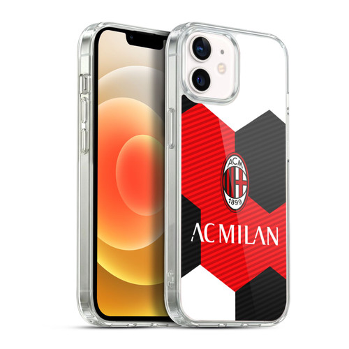 AC Milan Crest Ball Soft Gel Case for Apple iPhone 12 / iPhone 12 Pro & MagSafe