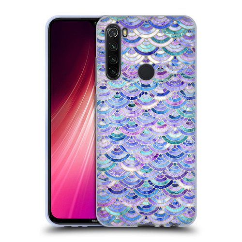 Micklyn Le Feuvre Marble Patterns Mosaic In Amethyst And Lapis Lazuli Soft Gel Case for Xiaomi Redmi Note 8T