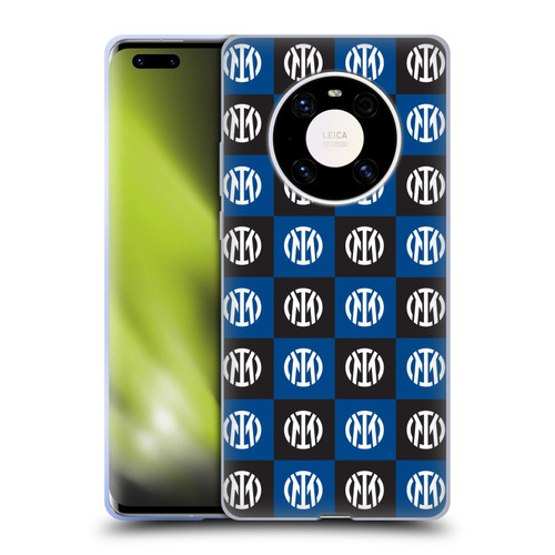 Fc Internazionale Milano Patterns Crest Soft Gel Case for Huawei Mate 40 Pro 5G