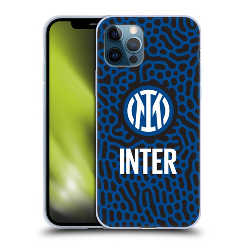 Fc Internazionale Milano Patterns Abstract 2 Soft Gel Case for Apple iPhone 12 / iPhone 12 Pro