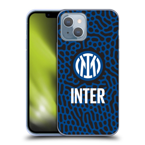Fc Internazionale Milano Patterns Abstract 2 Soft Gel Case for Apple iPhone 14