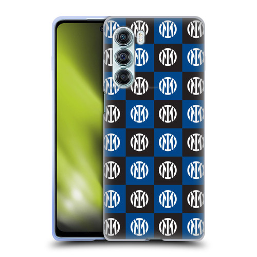 Fc Internazionale Milano Patterns Crest Soft Gel Case for Motorola Edge S30 / Moto G200 5G