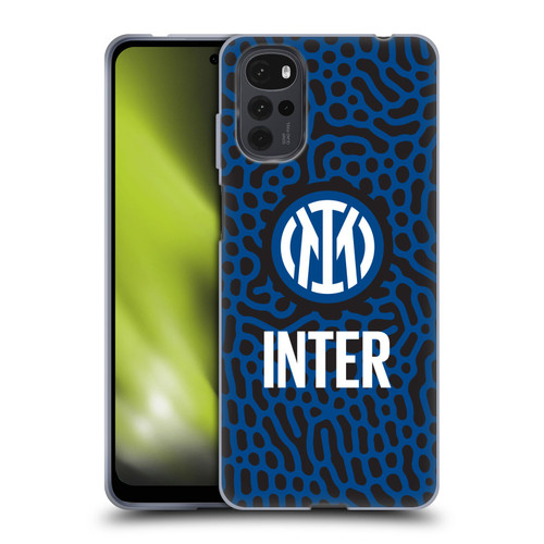 Fc Internazionale Milano Patterns Abstract 2 Soft Gel Case for Motorola Moto G22