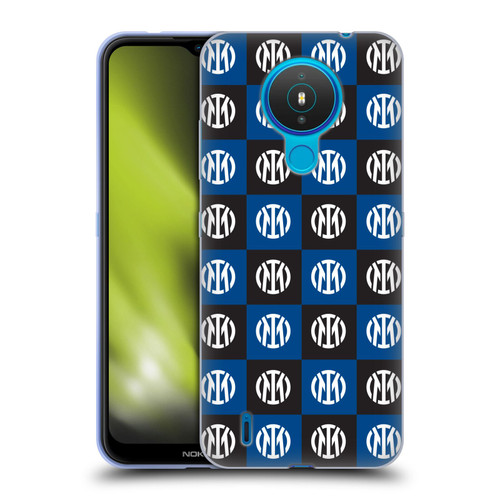 Fc Internazionale Milano Patterns Crest Soft Gel Case for Nokia 1.4