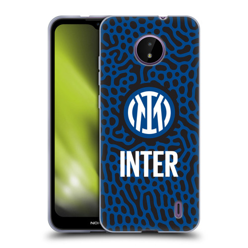 Fc Internazionale Milano Patterns Abstract 2 Soft Gel Case for Nokia C10 / C20