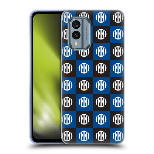 Fc Internazionale Milano Patterns Crest Soft Gel Case for Nokia X30
