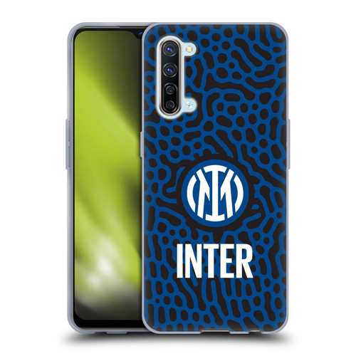 Fc Internazionale Milano Patterns Abstract 2 Soft Gel Case for OPPO Find X2 Lite 5G
