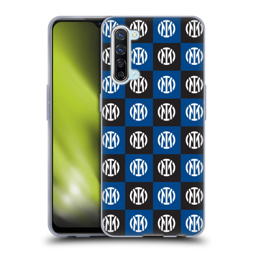 Fc Internazionale Milano Patterns Crest Soft Gel Case for OPPO Find X2 Lite 5G