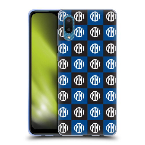 Fc Internazionale Milano Patterns Crest Soft Gel Case for Samsung Galaxy A02/M02 (2021)